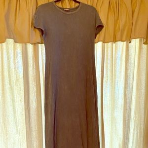 Lularoe Acid Grey Maria Maxi Dress